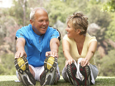 Physical Medicine Jacksonville FL Couple Stretching